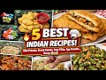 Back to Back 5 Recipes | Aloo Pakoda,Bread Pakoda, Soyabean Tikka Masala, Egg Paratha &amp; Besan Bhindi