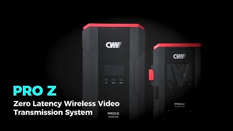 CVW PRO Z - 2600ft Zero Latency Wireless Video Transmission System with Channel Scan Feature
