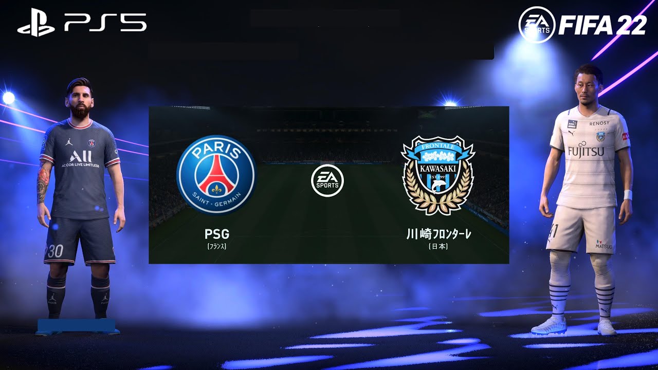 FIFA 22 | パリ・サンジェルマン vs 川崎フロンターレ | PS5 | 4K | ゲームプレイ
