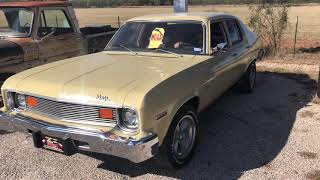 1974 Chevrolet Nova Inline Straight 6 250Ci Chevy 4.1 Liter 4 Door
