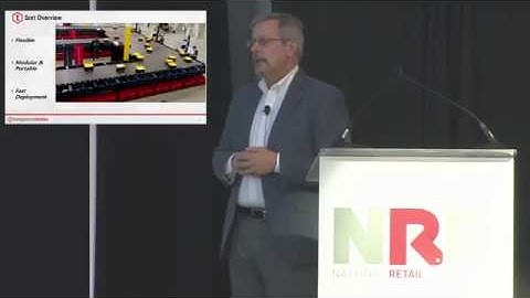 Tompkins Robotics President Mike Futch at NRF 2019 Retail
