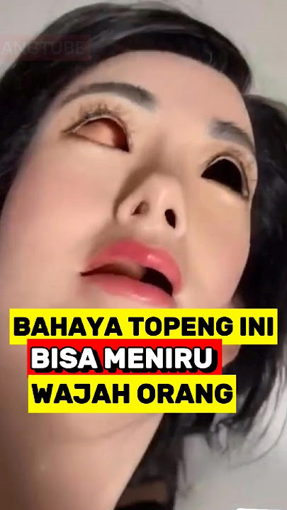 Topeng ini Bisa Meniru Wajah Manusia Dengan Sangat Mirip‼️