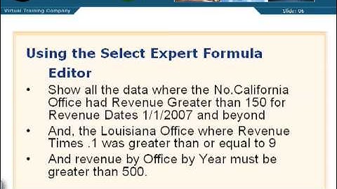 68 Crystal ReportsXI  Filtering Data    Filter Formula Problem 1