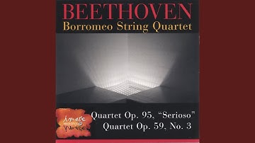 Quartet in C, Op. 59, No. 3-Andante con moto;Allegro vivace