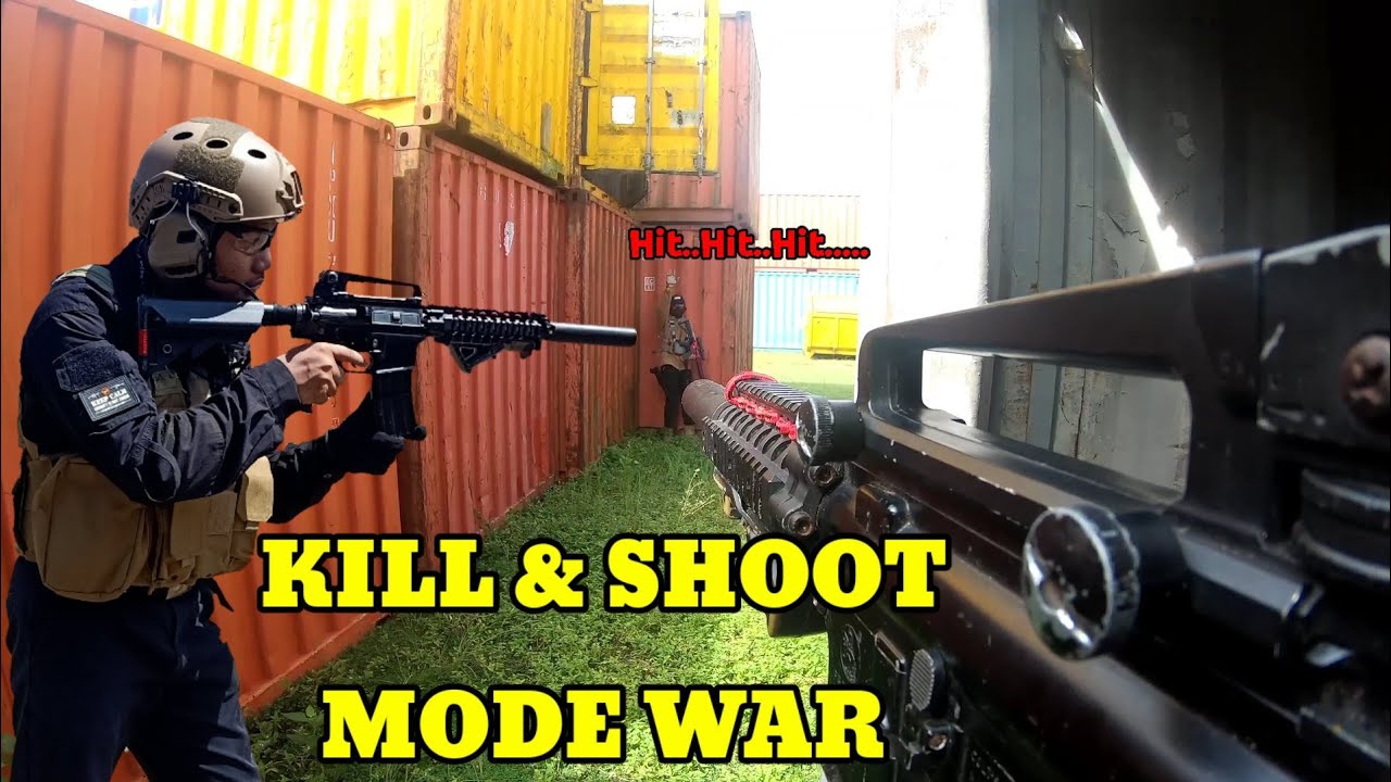 GAME AIRSOFT GUN mode GOPRO YouTube