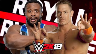 JOHN CENA ROYAL RUMBLE RETURN TO FACE BIG E | WWE 2K19