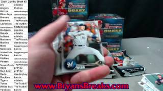 2016 Bowman Draft Jumbo Case ~ Draft #2