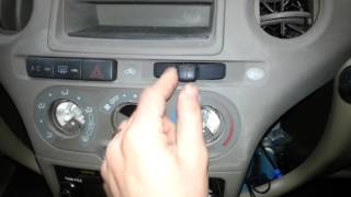 How to remove the factory radio from a Toyota Echo