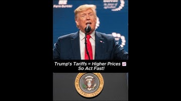 "Trump’s Tariffs = Price Surge Incoming 💥 Save Your Money NOW! 📈😮 #shorts"