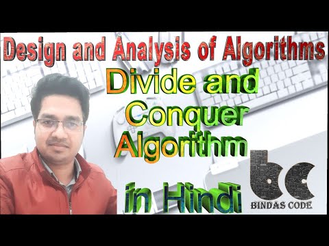 14. Divide and Conquer Algorithm in Hindi - Design and Analysis of ...