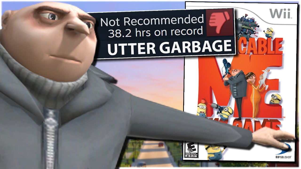 I Forced myself to Beat DESPICABLE ME So you NEVER have to