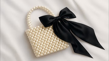 DIY Pearl Beaded Bag Tutorial | How to Make a Pearl Bag for Beginners