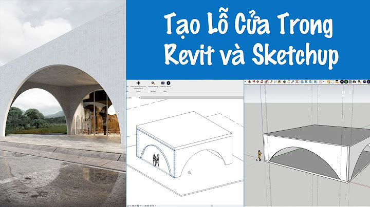 So sánh đổ màu bên revit và sketchup năm 2024