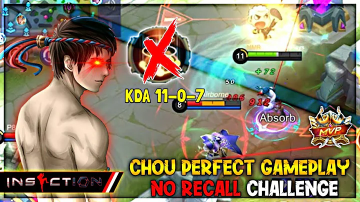 This is Why you ban CHOU in Rank Game || Chou Perfect Solo Rank GamePlay || iNSECTiON || MLBB ✓