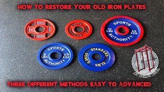 Restore Your Weight Plates (3 Different Methods)
