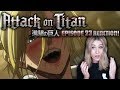 ANNIE!! ATTACK ON TITAN SEASON 1: EPISODE 23 REACTION!