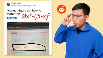 Factoring the difference of two squares, Reddit r/askmath