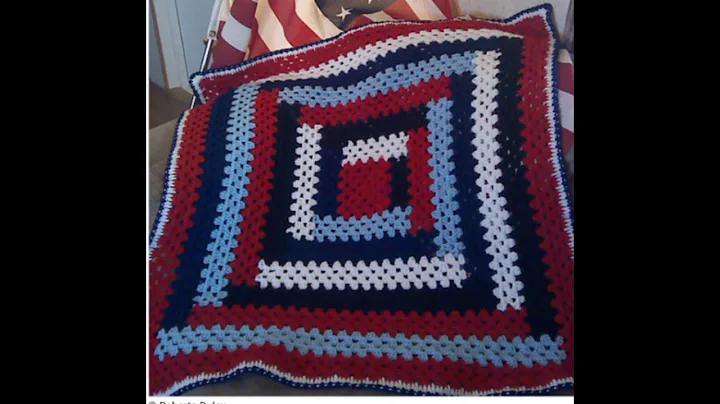 How to Crochet the Patriotic Lapghan Part 1