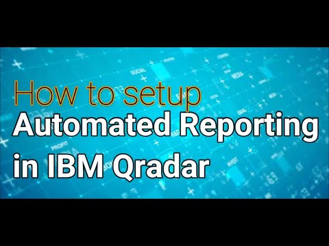 How to setup Automated reporting in Qradar?