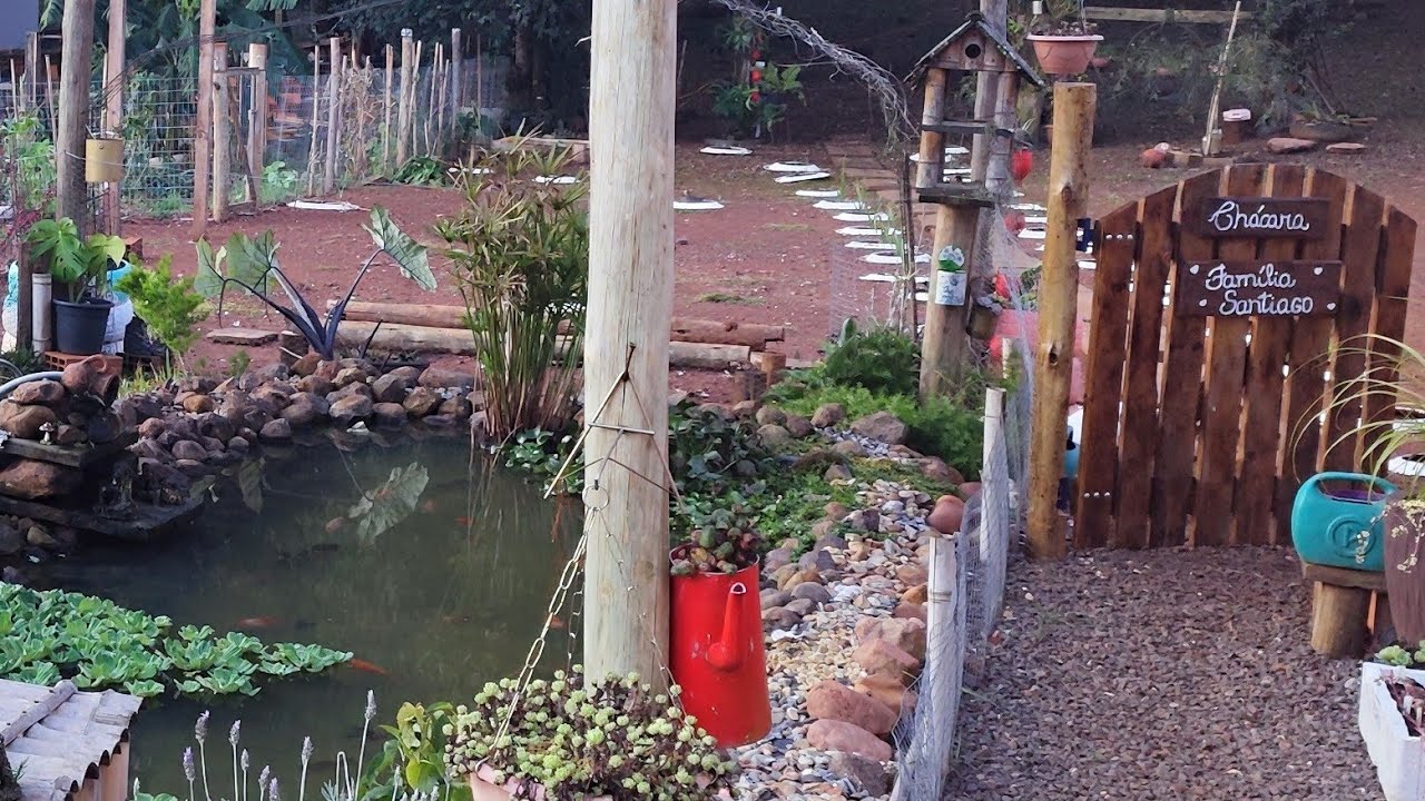 SONHO EM CONSTANTE CONSTRUÇÃO. TRANSFORMAR NOSSA CHÁCARA EM UM PARAÍSO. VEJA COMO ESTÁ HOJE.