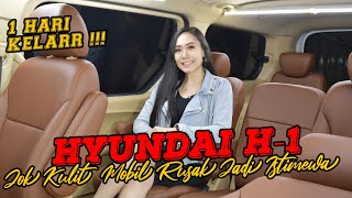 Hyundai H-1 Modifikasi jok kulit mobil yang rusak jadi makin istimewa ⁉️ classic 1 interior