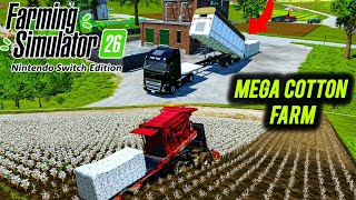 The Ultimate COTTON Harvest Mega Farm In FS26 Mobile! |The Challenge Maga Farm |#SK_GAMING_FS | screenshot 3