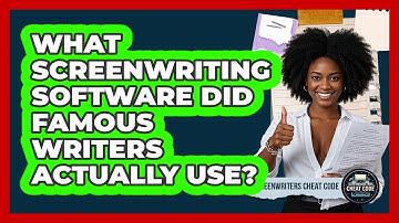 What Screenwriting Software Did Famous Writers Actually Use? - Screenwriter