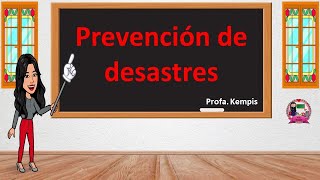 Prevención de desastres