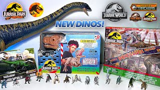 NEW JURASSIC WORLD DINOSAURS! Real FX Baby T-Rex, Guaibasaurus, Mattel Mini Figures Advent Calendar