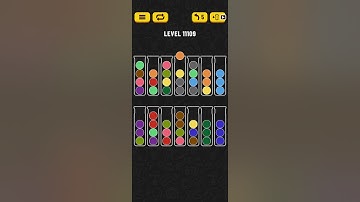 Ball Sort Puzzle Level 11109 /Ball Sort Color Water Puzzle Level 11109 Water Sort Puzzle Level 11109