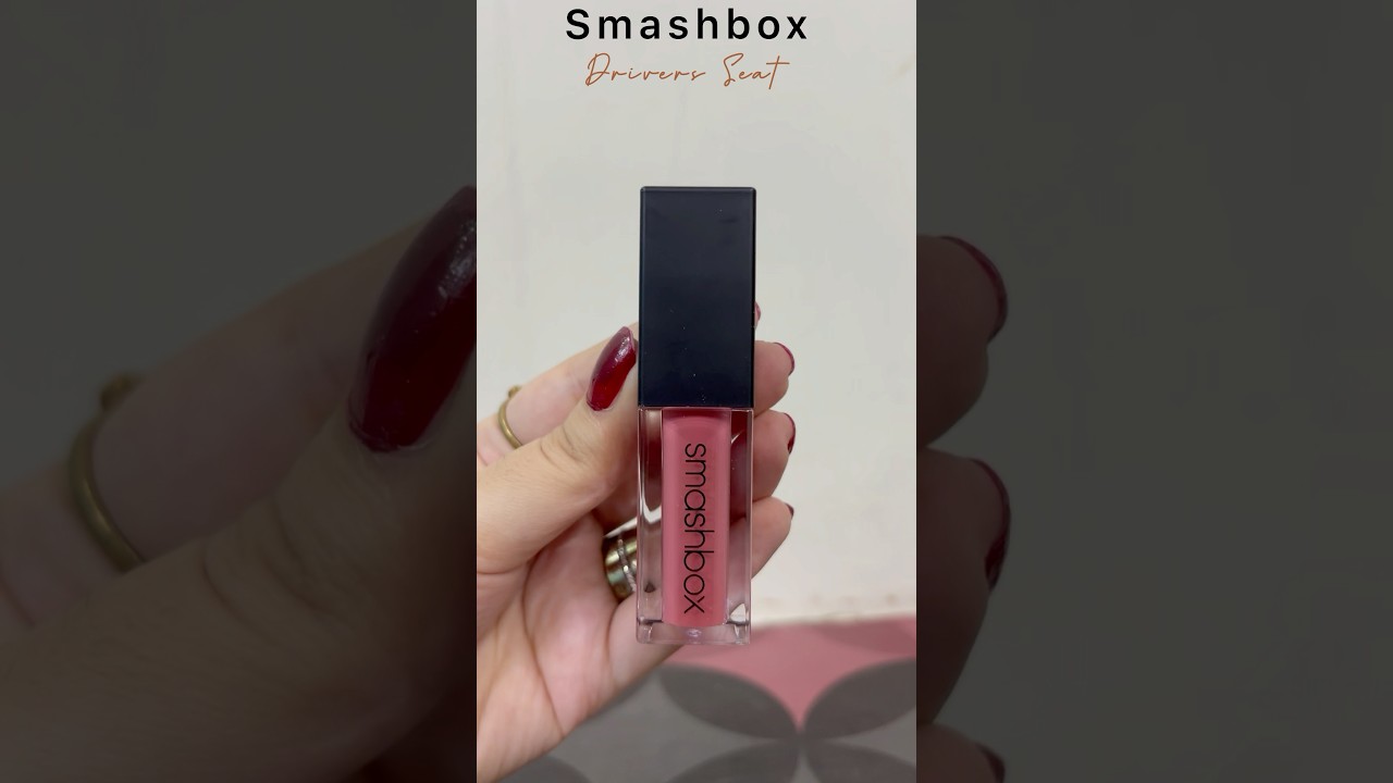Smashbox always on liquid lipstick shade Drivers Seat review+ swatch 