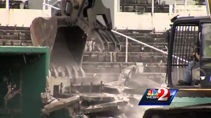 Demolition starts at 101-year-old Tinker Field