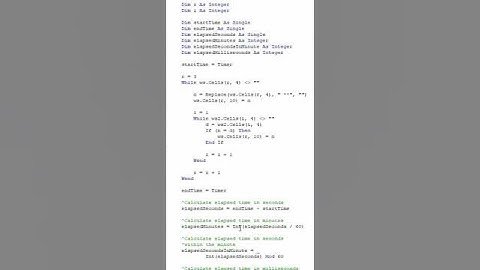 Excel VBA #1 - Calculate the execution time using Excel VBA! #shorts, #shortsExcel