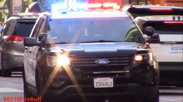 LAPD Ford Explorer Responding Code 3