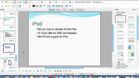 MonoTouch Introduction - Part 5