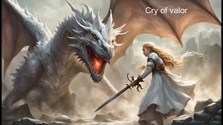 Cry of valor - Rock ballad of knightly valor. AI music. Udio music.