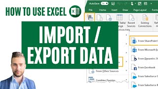 How To Import and Export Data In Excel