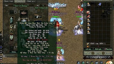 Trải Nghiệm Cầm Acc Võ Đang Quyền Full HKMP Khủng Sever Đi Tống Kim Xem Bá Cháy Thế Nào