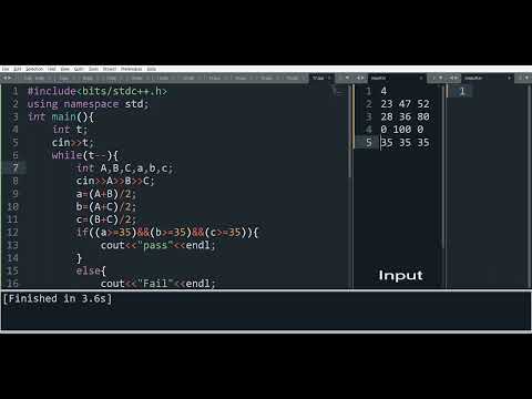 Test Averages solution(code chef)