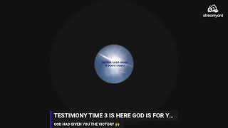 Battle cry prayer channel testimony time 3 God is so amazing God is so amazing