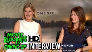 Gone Girl (2014) Interview - Rosamund Pike (Amy Dunne) &  Gillian Flynn (Writer)