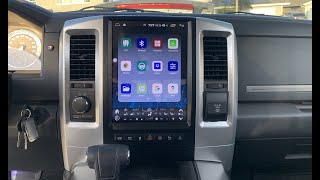 How to connect 12.1&quot; Android navigation radio for 2009 - 2012 Dodge RAM trucks