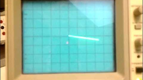 Animation simple sur oscilloscope