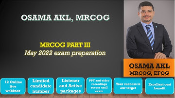 Orientation Meeting Part 3 MRCOG