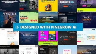 Examples Of Web Designs Created With Pinegrow Ai And Gemini 3 Pro
