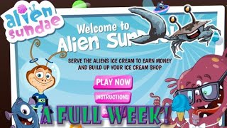 Famous INSANE!!! Playing a FULL Week in Alien Sundae in Reflex Math!!! Wealth