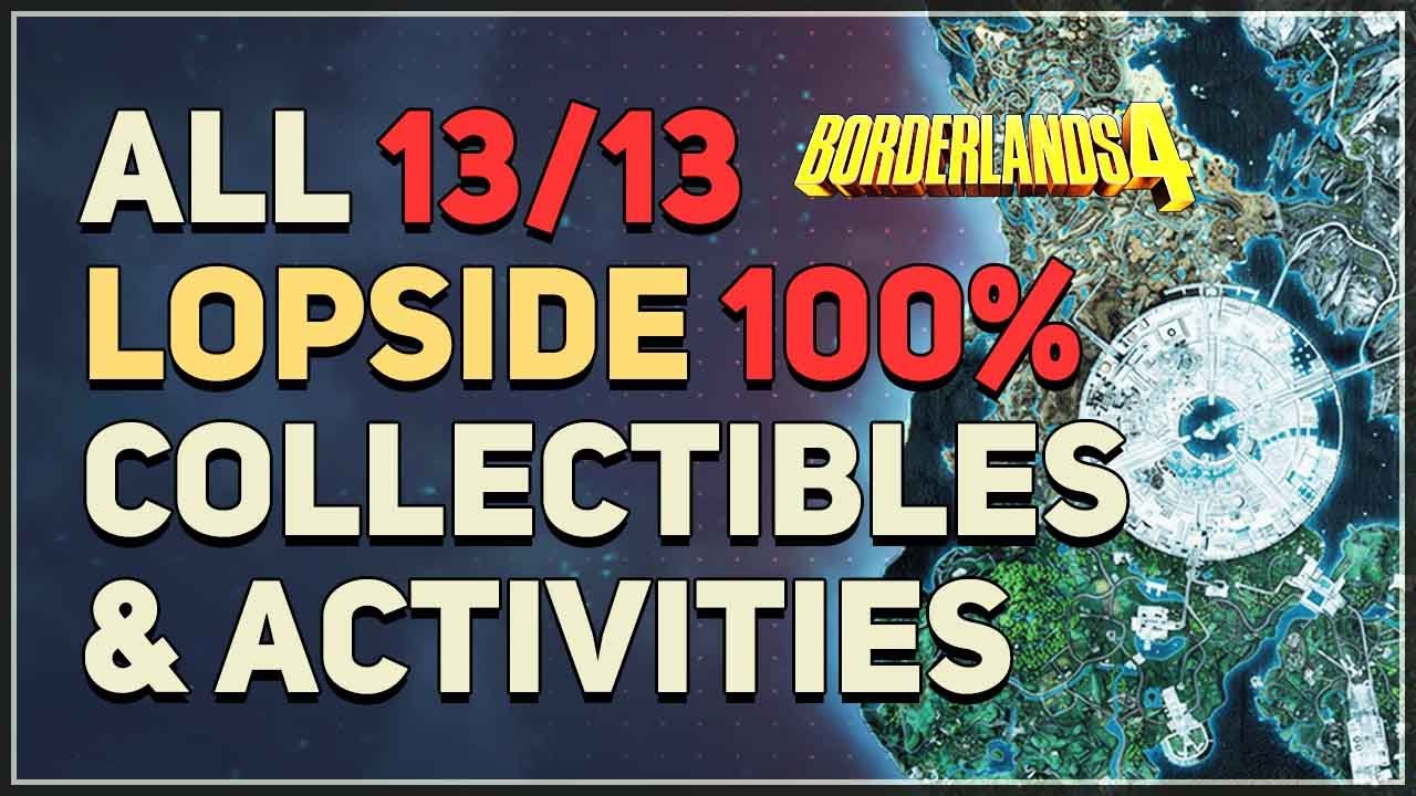 All Lopside Collectibles & Activities 100% Borderlands 4 - YouTube