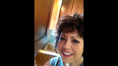 Laurie Sears' kitchen cabinets