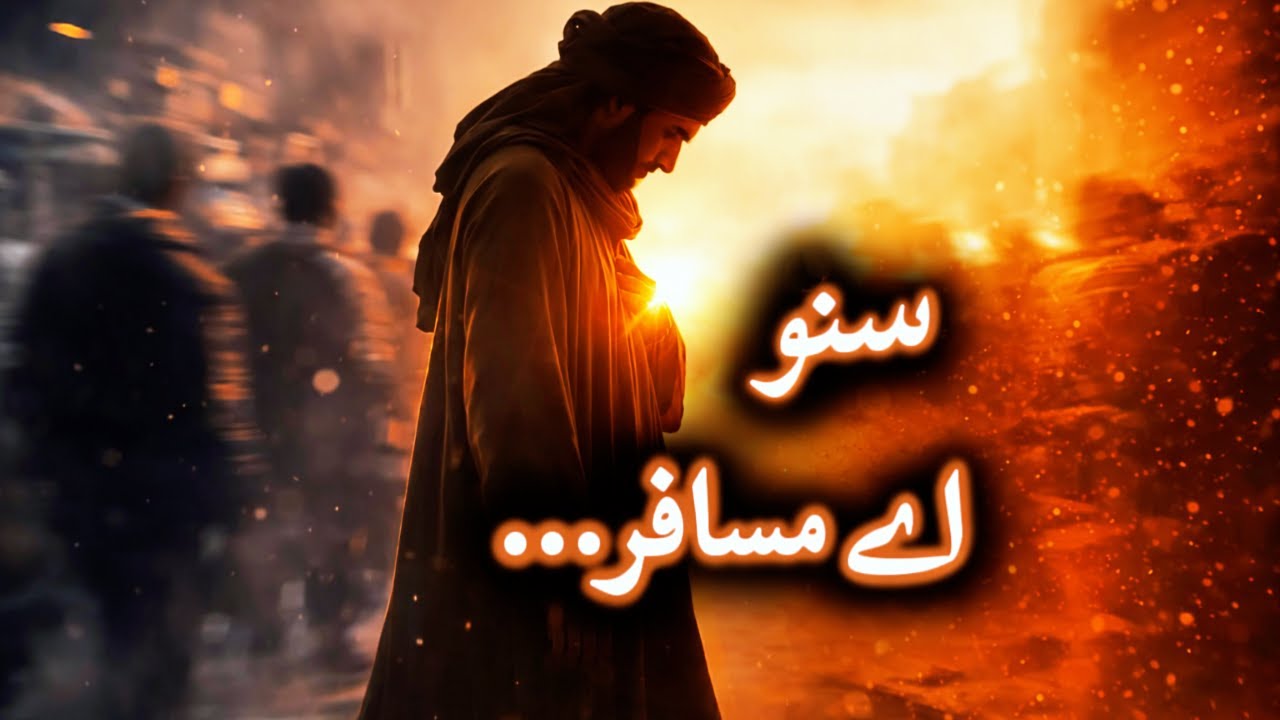 Suno Ai Musafir | Dil Ko Jaga Dene Wala Ruhani Sufi Kalam | Heart Touching Islamic Motivation