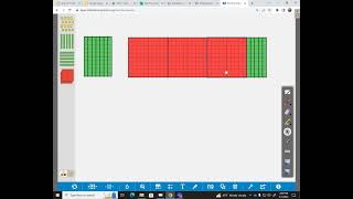 MTH212 Decimal division with base ten blocks